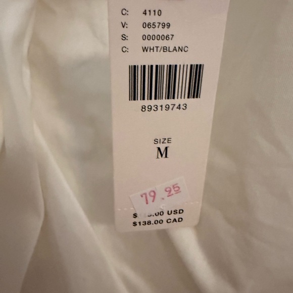 Elegant White Off-Shoulder Women's Top - Picture 4 of 4